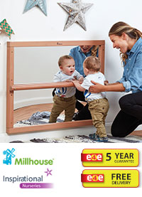 Pull Up & Play Toddler Mirror