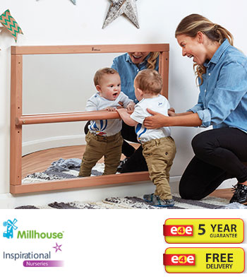 Pull Up & Play Toddler Mirror