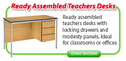 Ready Assembled Teachers Desks