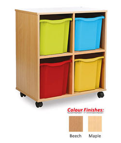 Storage Allsorts Unit with 4 Quad Trays