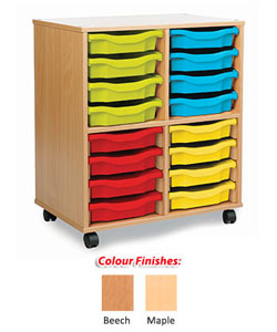 Storage Allsorts Unit with 16 Single Trays