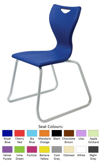 EN Series Classroom Chair with Skid Base