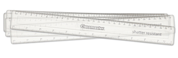 Shatter Resistant Rulers - 30cm Clear