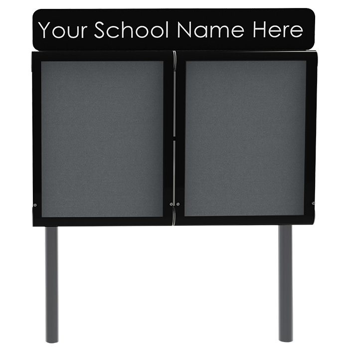 WeatherShield Headline Freestanding Outdoor Sign 