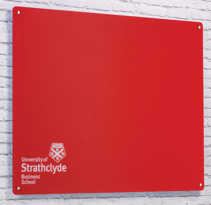 Customised Wall-Mounted Magnetic Glass Writing Board 