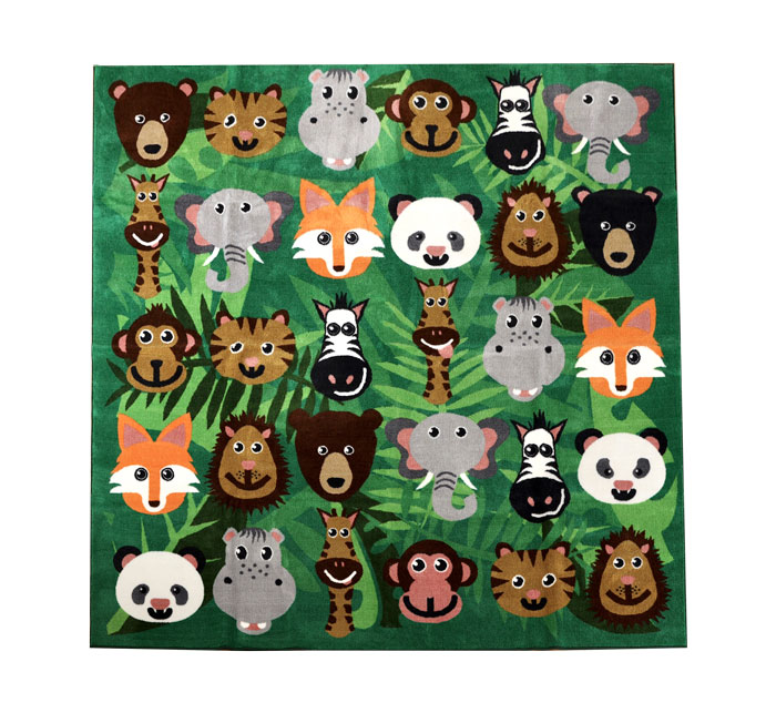 Kinder Wild Animals Carpet - 3m x 3m