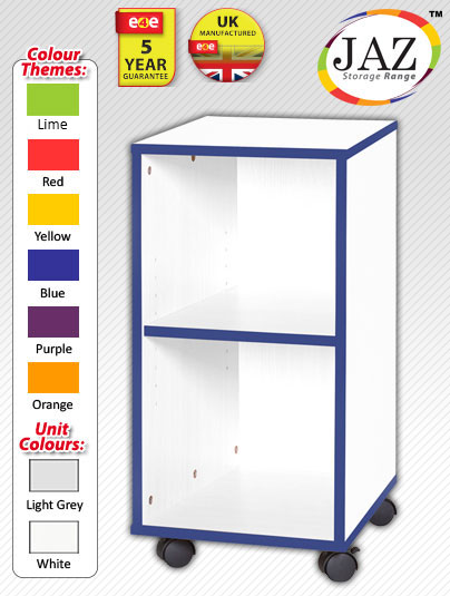 Jaz Storage Range - Single Width Shelf Storage Unit