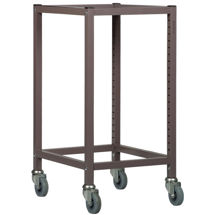 Gratnells Science Range - Under Bench Height Empty Single Column Frame Trolley - 735mm (holds 5 shallow trays or equivalent)