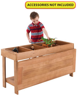 Living Classroom Wooden Sorting Table And Lid