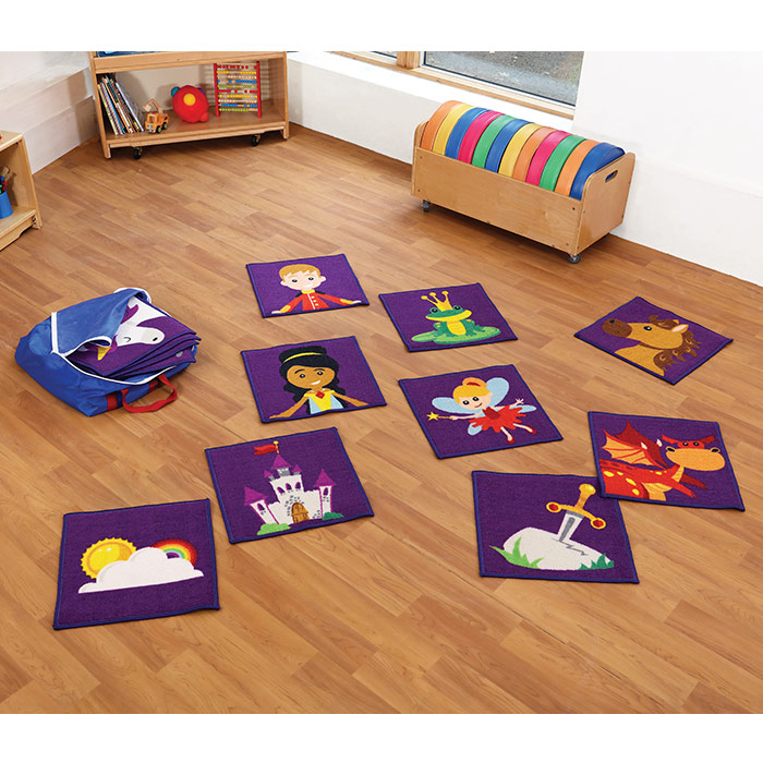 Story Time Interactive Carpet Tiles With Holdall
