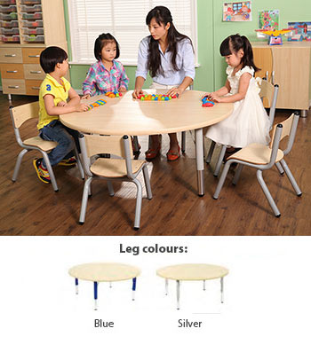 Victoria Circular Height-Adjustable Table