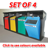 SET OF 4: 39 Litre Provincial Recycling Bins