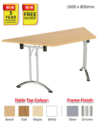 Union Folding Table - Trapezoidal