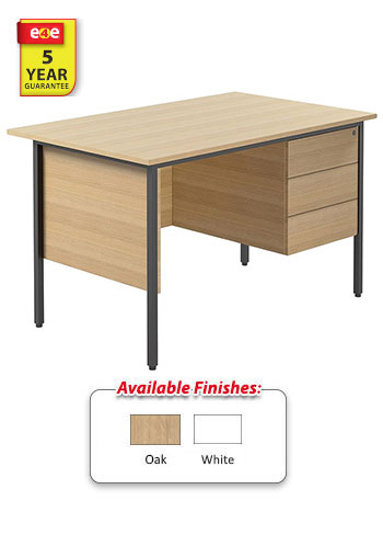 TC 3 Drawer Single Pedestal Desk