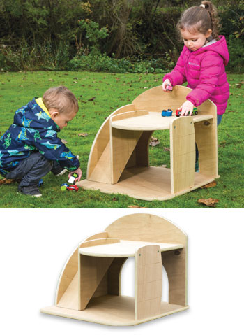 Outdoor Play Garage