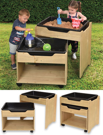 Outdoor Double Sand & Water Unit