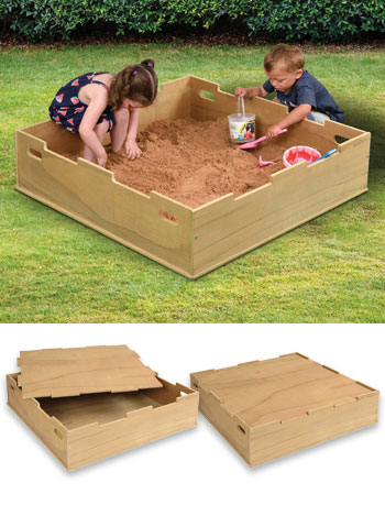 Outdoor Sand Pit with Lid