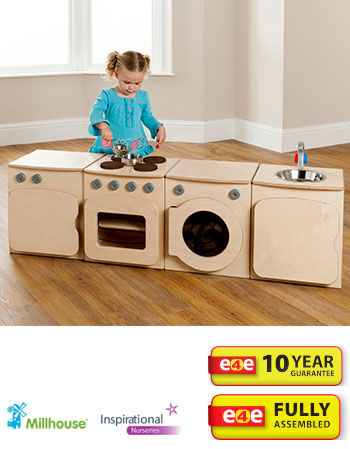 Toddler Play Kitchen - Set of 4