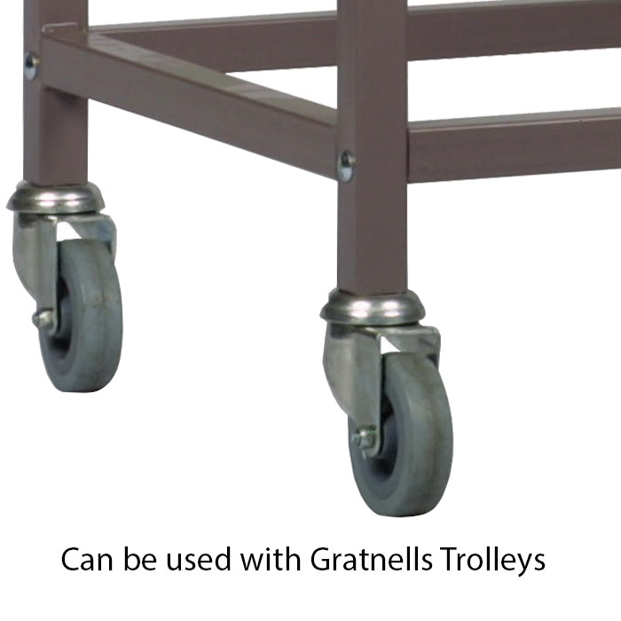 e4e Gratnells Replacement Trolley Wheels Pack of 4