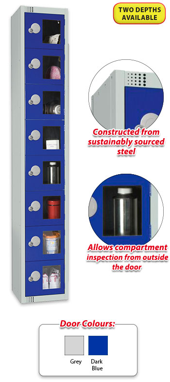 Vision Panel 8 Door Locker