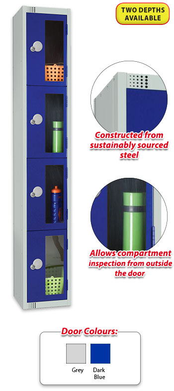 Vision Panel 4 Door Locker