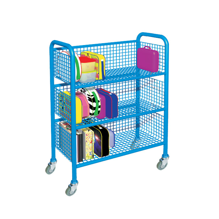 Single Sided Metal Lunchbox Trolley