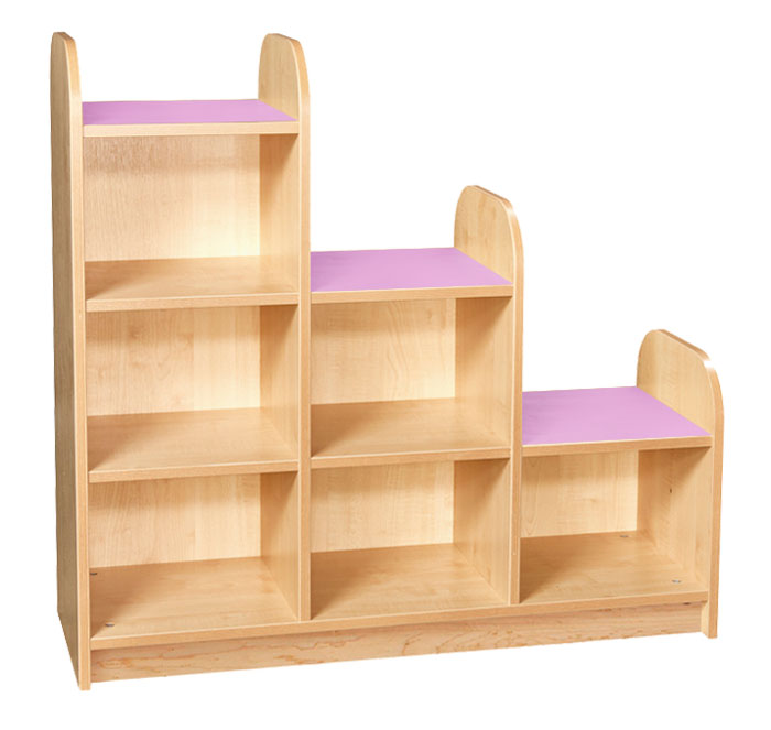 KubbyClass 3 Tier Stepped Storage Cube