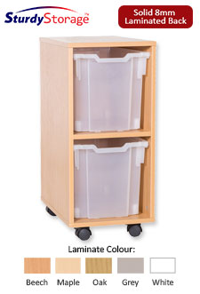 Sturdy Storage Cubbyhole Storage with Jumbo Trays - 2 Tray Single Unit