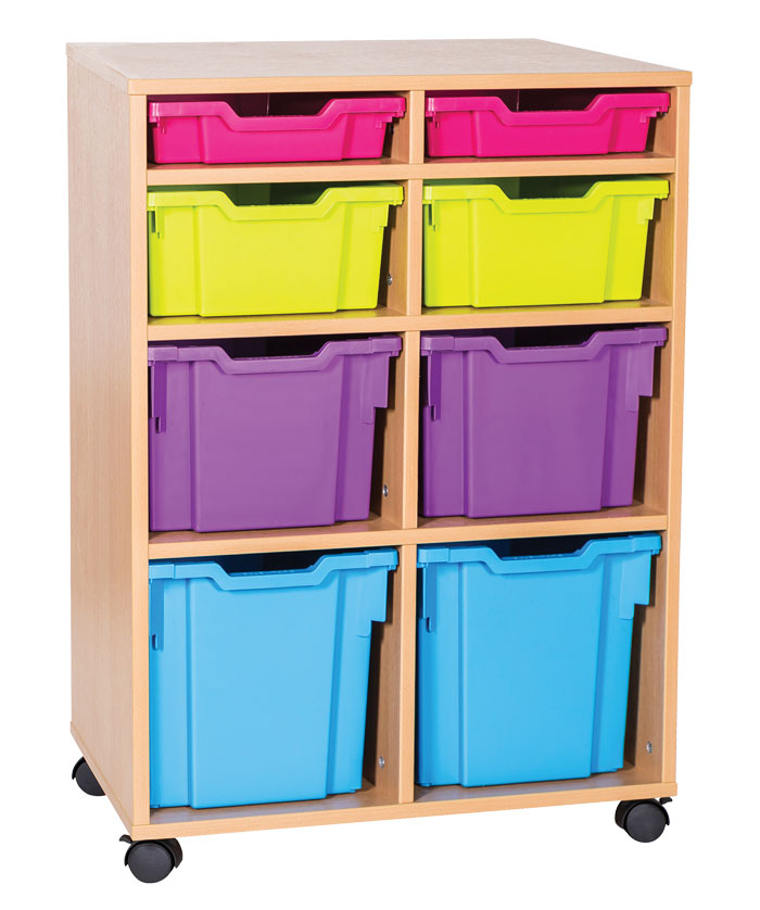 Study Storage Cubbyhole Unit with 8 Variety Trays