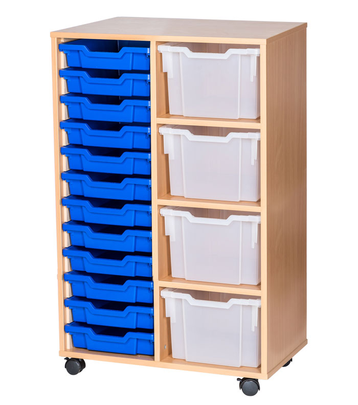 Sturdy Storage Cubbyhole Storage with 16 Variety Trays (Height 1107mm)