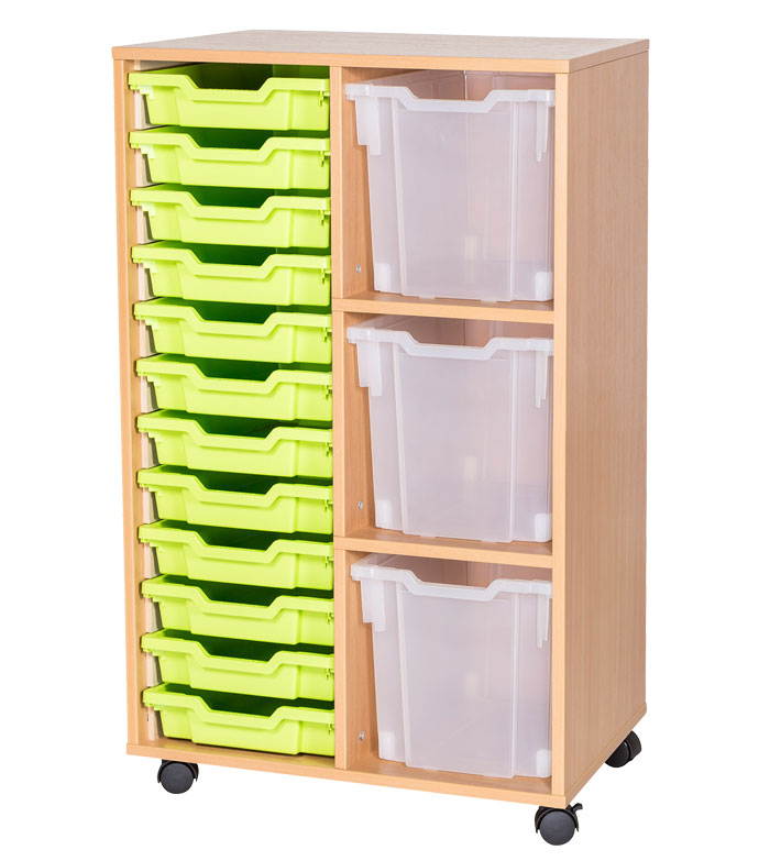 Sturdy Storage Cubbyhole Storage with 15 Variety Trays (Height 1107mm)