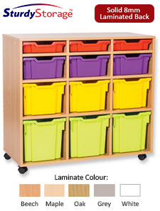 Sturdy Storage Cubbyhole Storage with 12 Variety Trays