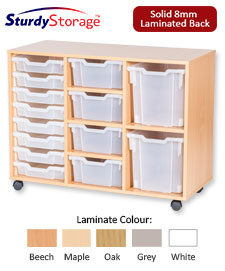 Sturdy Storage Cubbyhole Storage with 14 Variety Trays (Height 779mm)