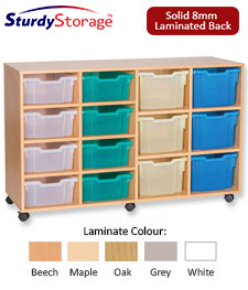 Sturdy Storage Cubbyhole Unit with 14 Variety Trays