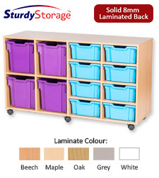 Sturdy Storage Cubbyhole Storage with 12 Variety Trays (Height 779mm)