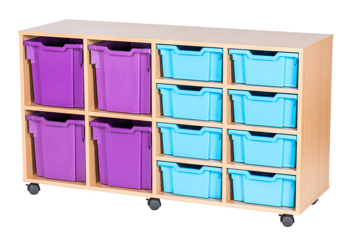 Sturdy Storage Cubbyhole Storage with 12 Variety Trays (Height 779mm)