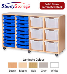 Sturdy Storage Cubbyhole Storage with 24 Variety Trays (Height 861mm)