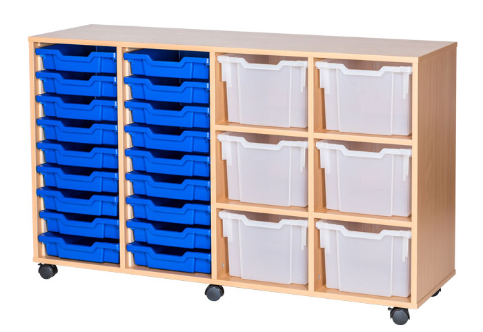 Sturdy Storage Cubbyhole Storage with 24 Variety Trays (Height 861mm)