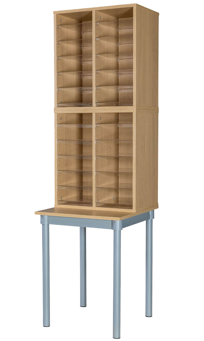 24 Space Pigeonhole Unit with Table