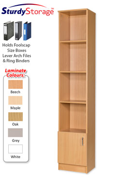 Sturdy Storage - 2108mm High Open Storage with Cupboard Base