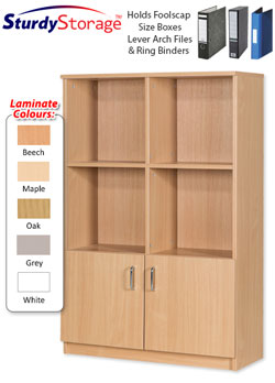 Sturdy Storage - 1312 x 858mm Open Storage with Cupboard Base