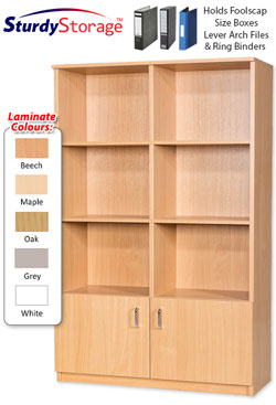 Sturdy Storage - 1710 x 858mm Open Storage with Cupboard Base