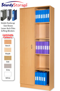 Sturdy Storage - 2108 x 858mm Open Storage with Left Side Cupboard