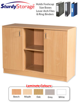 Sturdy Storage - 914 x 1276mm Open Middle with Cupboard Sides