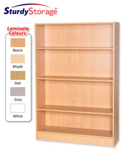 Sturdy Storage Bookcase - 1500mm High