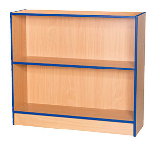 Sturdy Storage Bookcase with Coloured Edge - 750mm High