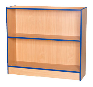 Sturdy Storage Bookcase with Coloured Edge - 750mm High Sturdy Storage Bookcase with Coloured Edge - 750mm High