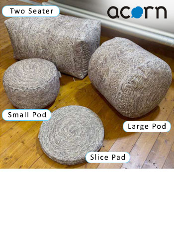 Acorn Soft Seating Hay Bale Collection