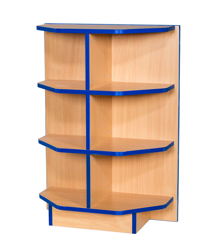 Folio Premium Flat Top End Cap Bookcase - 5 Heights
