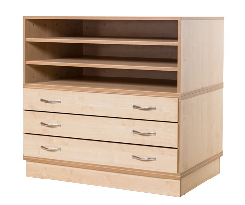 E4e Kubbyclass Paper Storage A1 3 Drawer 3 Compartments